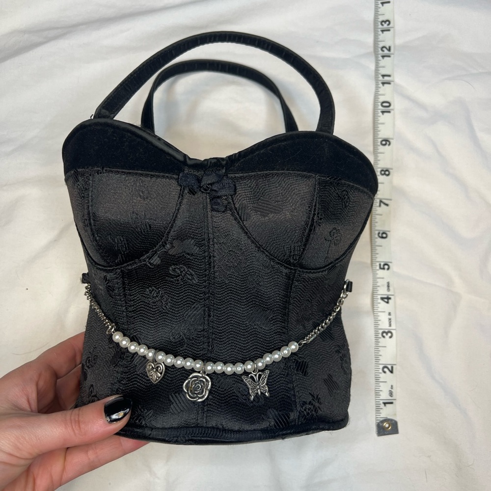 Funky and Cute Vintage Corset Bustier Purse